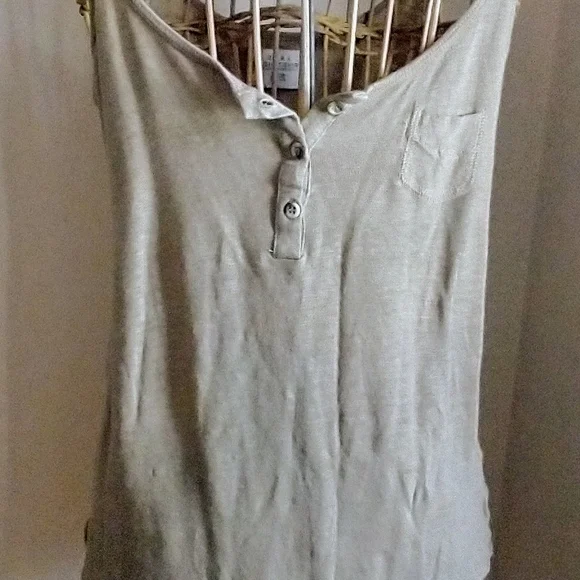 Zara Basic Tan T-Shirt Lightweight - Picture 6 of 12